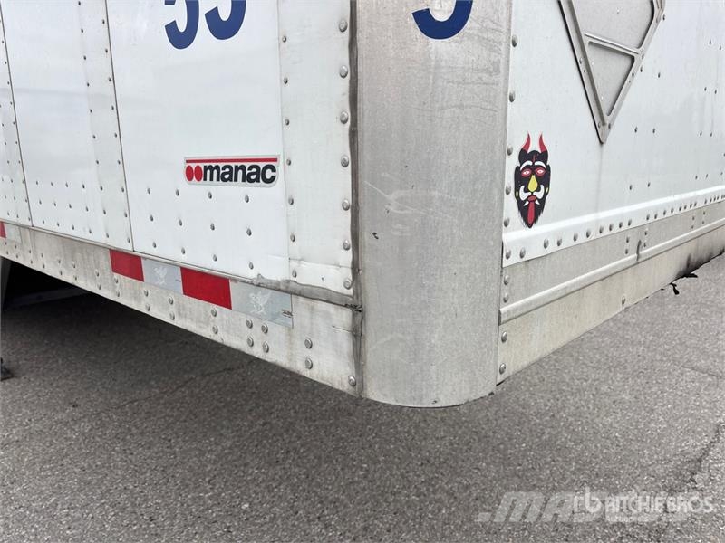 Manac 92253A811 53 ft x 102 in T/A Van Trailer Причепи-фургони
