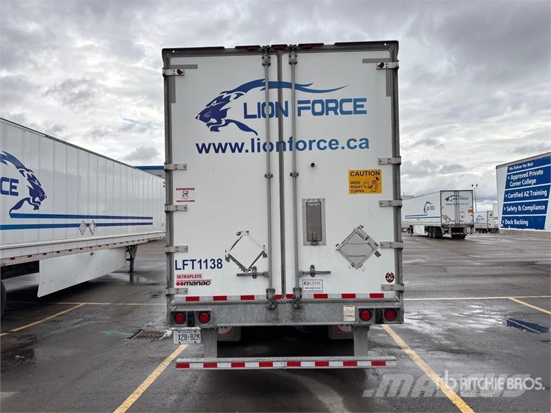 Manac 92253A811 53 ft x 102 in T/A Van Trailer Dengtos priekabos
