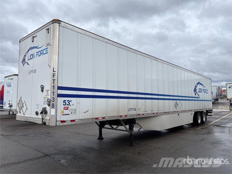 Manac 92253A811 53 ft x 102 in T/A Van Trailer Dengtos priekabos
