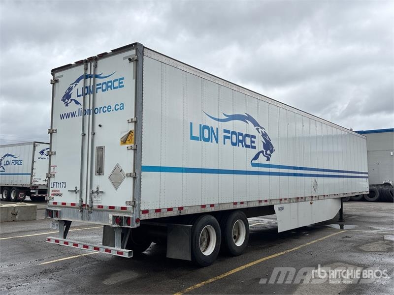 Manac 92253A811 53 ft x 102 in T/A Van Trailer Dengtos priekabos