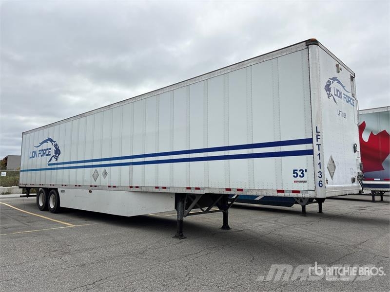 Manac 92253A811 53 ft x 102 in T/A Van Trailer Skappåbygg