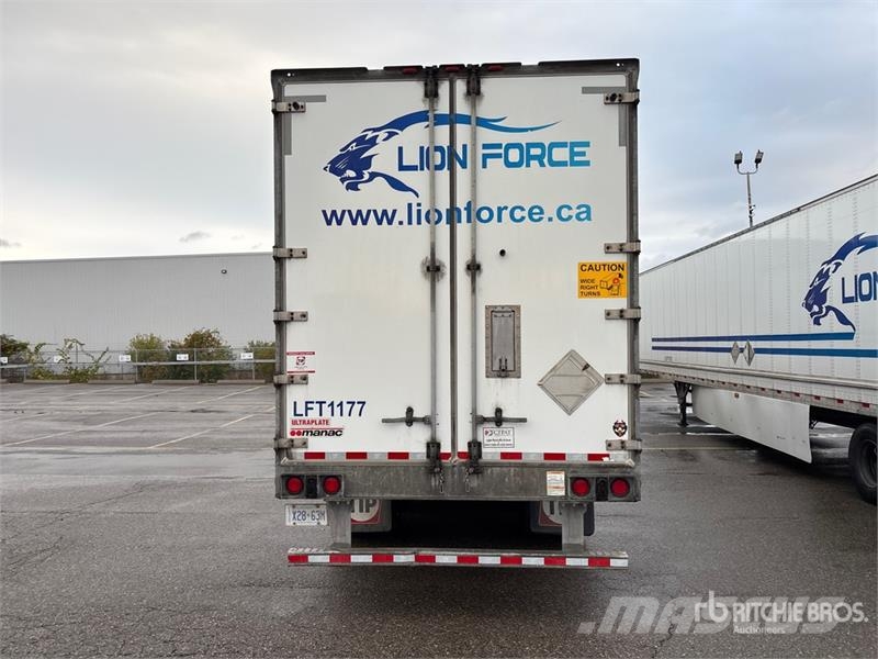 Manac 92253A811 53 ft x 102 in T/A Van Trailer Van Body Trailers