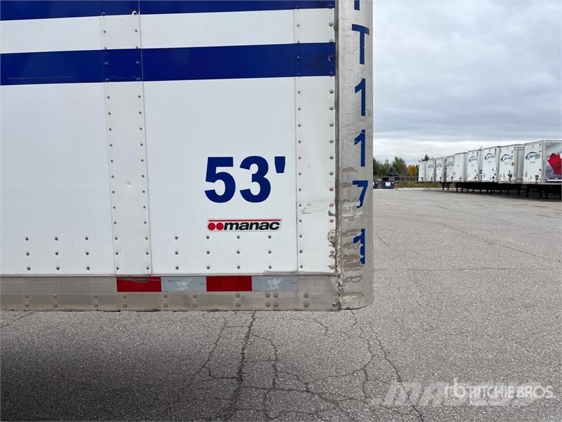 Manac 92253A811 53 ft x 102 in T/A Van Trailer Причепи-фургони
