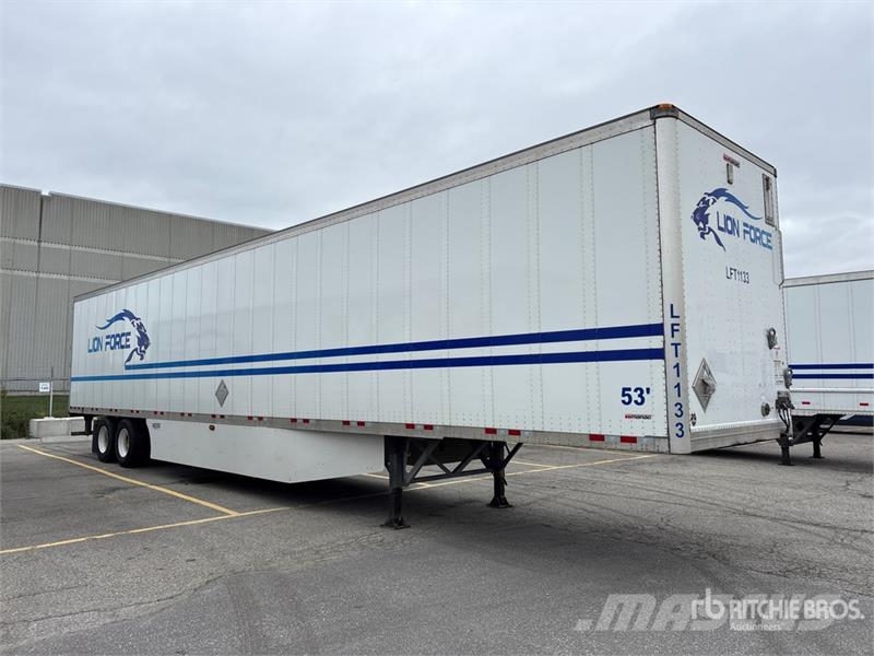 Manac 92253A811 53 ft x 102 in T/A Van Trailer Skappåbygg