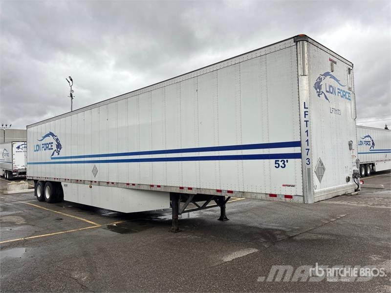 Manac 92253A811 53 ft x 102 in T/A Van Trailer Dengtos priekabos