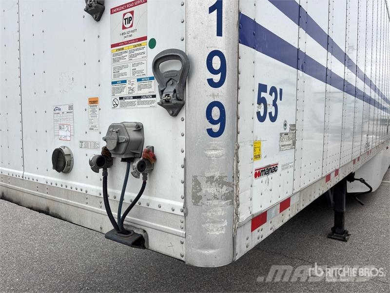 Manac 92253A811 53 ft x 102 in T/A Van Trailer Причепи-фургони