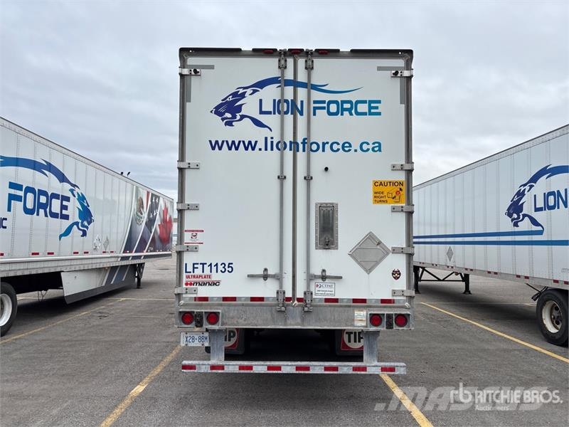 Manac 92253A811 53 ft x 102 in T/A Van Trailer Причепи-фургони
