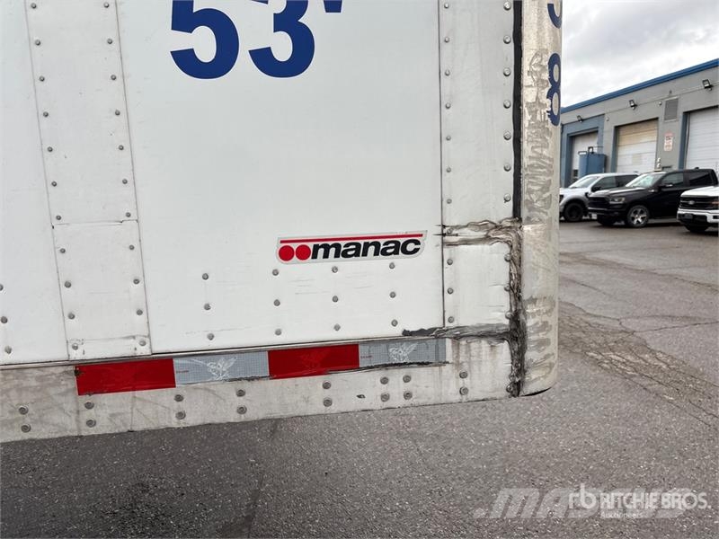 Manac 92253A811 53 ft x 102 in T/A Van Trailer Dengtos priekabos