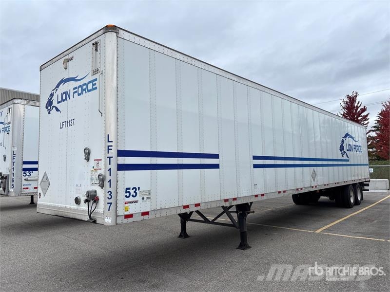 Manac 92253A811 53 ft x 102 in T/A Van Trailer Причепи-фургони