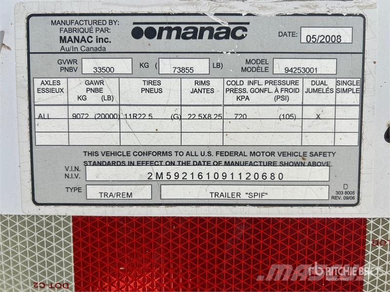 Manac 94253001 Прицепы-фургоны