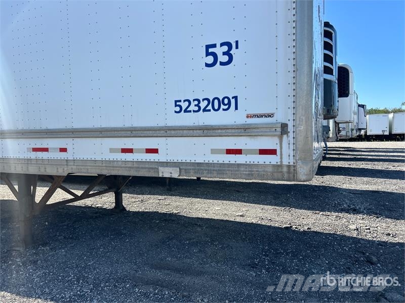 Manac 94253010 53 ft x 102 in T/A Van Trailer Cajas de remolque