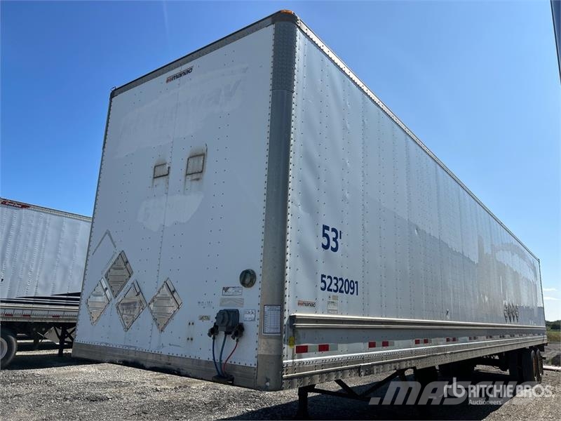 Manac 94253010 53 ft x 102 in T/A Van Trailer Cajas de remolque