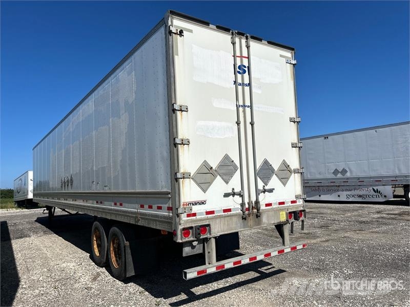 Manac 94253010 53 ft x 102 in T/A Van Trailer Cajas de remolque