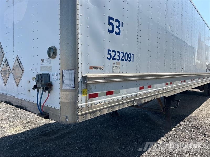 Manac 94253010 53 ft x 102 in T/A Van Trailer Cajas de remolque