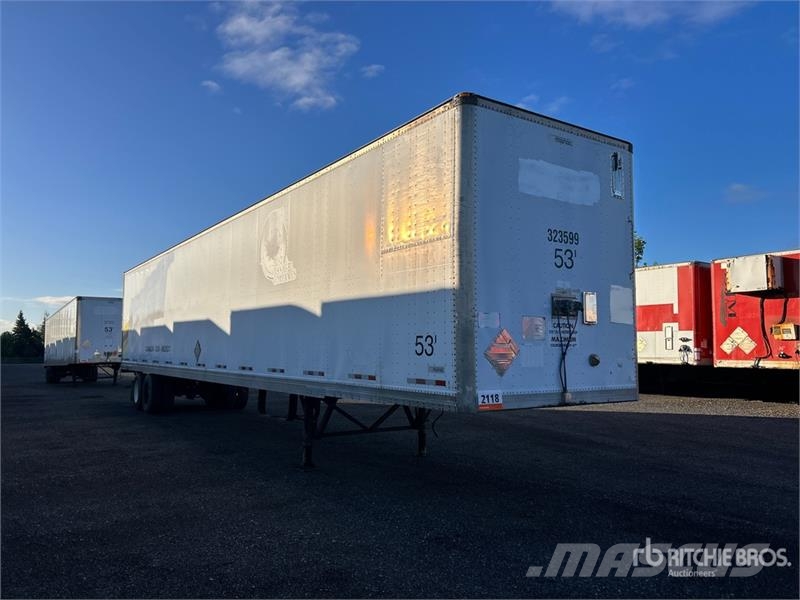 Manac 94253101 53 ft x 102 in T/A Van Trailer Skappåbygg