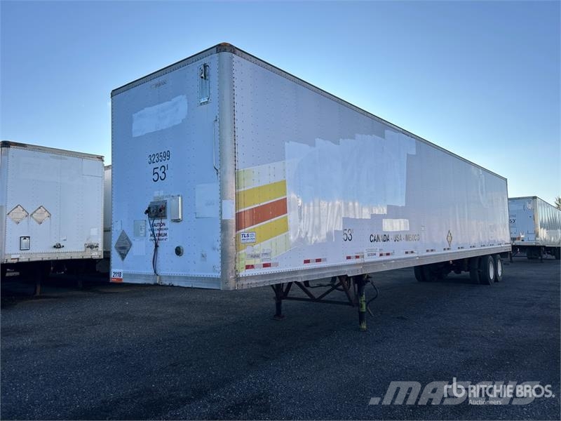 Manac 94253101 53 ft x 102 in T/A Van Trailer Skappåbygg