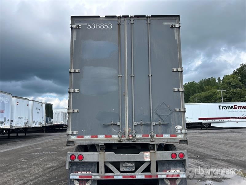 Manac 94353 53 ft x 102 in Tri/A Refrigerated Trailer Piekabes ar temperatūras kontroli