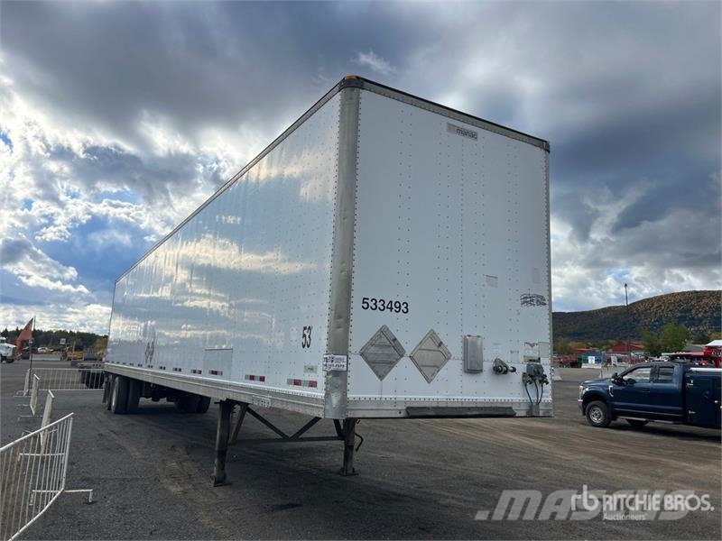 Manac 94353005 53 ft x 102 in T/A Van Trailer Fast kasse