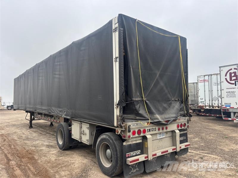 Manac AAF 48 ft T/A Spread Axle Curtain Side Trailer Reboques com cortinas laterais