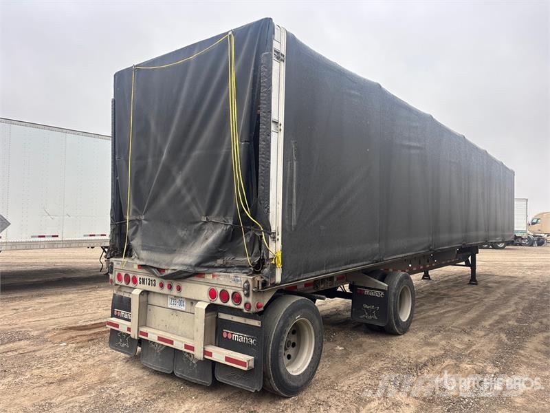 Manac AAF 48 ft T/A Spread Axle Curtain Side Trailer Reboques com cortinas laterais