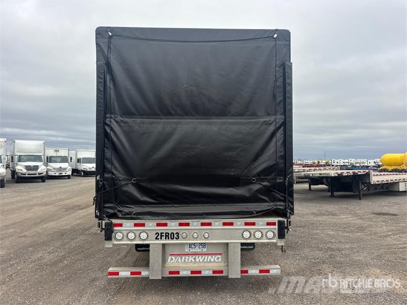 Manac Darkwing 53 ft T/A Curtain Side Trailer Tovarne prikolice sa ciradom