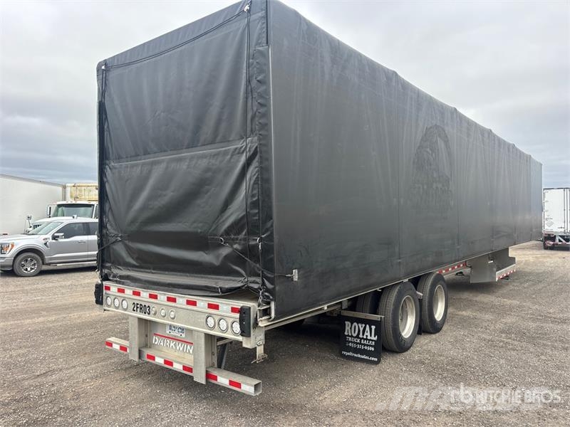 Manac Darkwing 53 ft T/A Curtain Side Trailer Tovarne prikolice sa ciradom