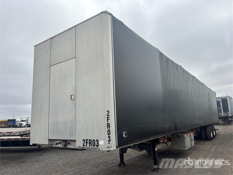 Manac Darkwing 53 ft T/A Curtain Side Trailer Tovarne prikolice sa ciradom