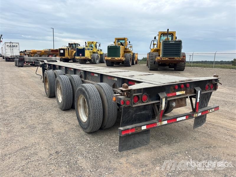 Manac Tri/A Extendable Container Trailer Remolques portacontenedores