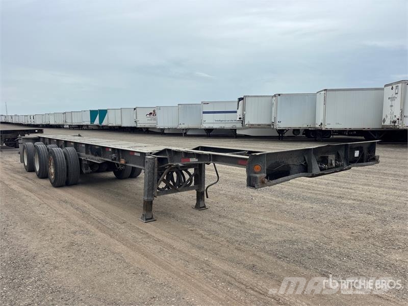 Manac Tri/A Extendable Container Trailer Remolques portacontenedores