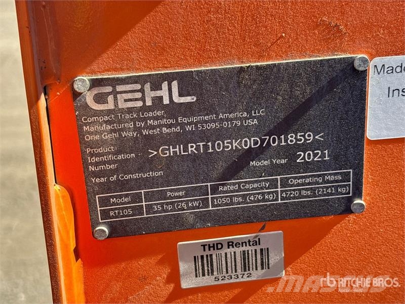 Manitou 1050RT Compact Track Loader Kompaktlaadurid