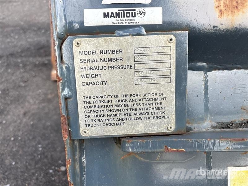 Manitou 820313 72 in Telehandler Bucket Kanalak