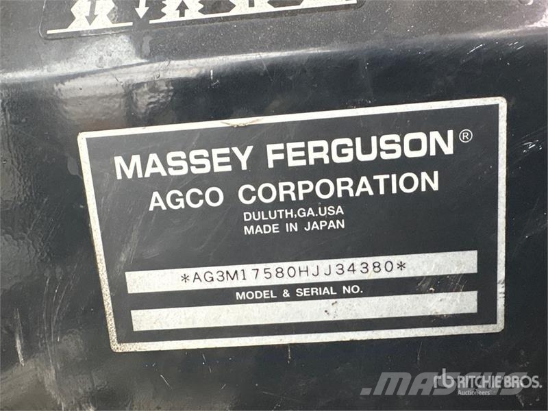 Massey Ferguson 1758 4WD Utility Tractor Manji traktori