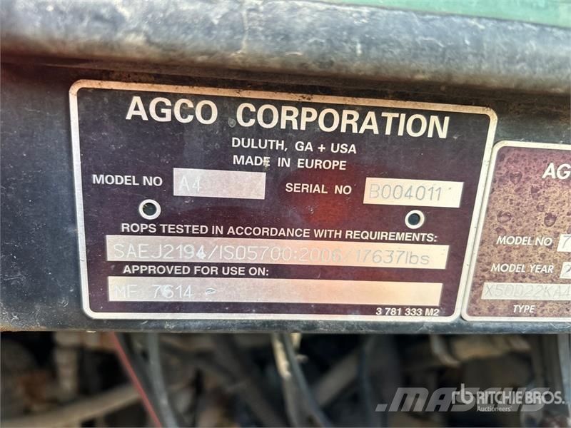 Massey Ferguson 7614 Traktorer