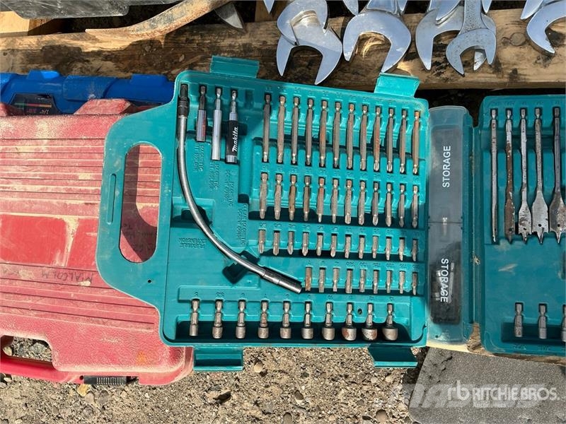 Mastercraft Tool Set, Makita Bit Set, UCAN Fastening Tool, Sim Outros componentes