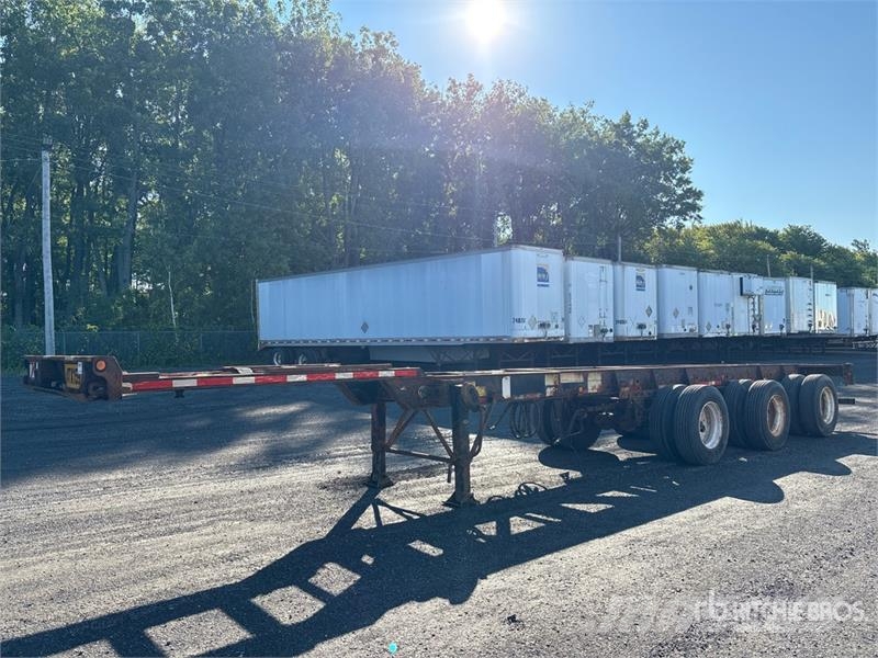 Max Atlas 40 ft Tri/A Extendable Container Trailer Remolques portacontenedores