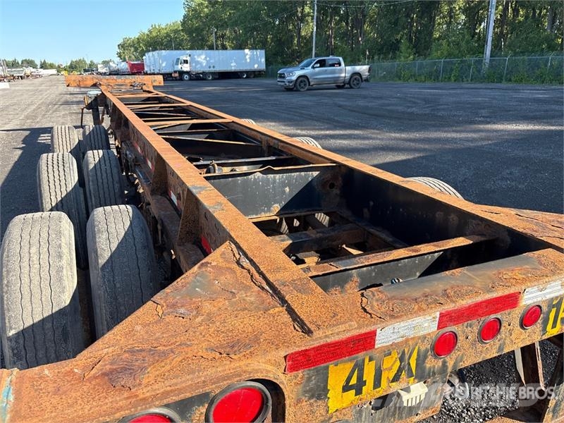 Max Atlas 40 ft Tri/A Extendable Container Trailer Remolques portacontenedores