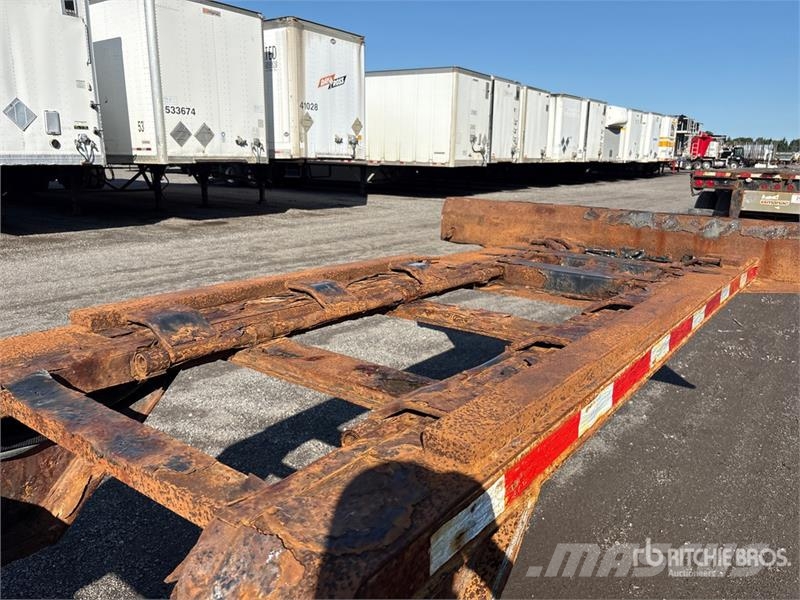 Max Atlas 40 ft Tri/A Extendable Container Trailer Remolques portacontenedores