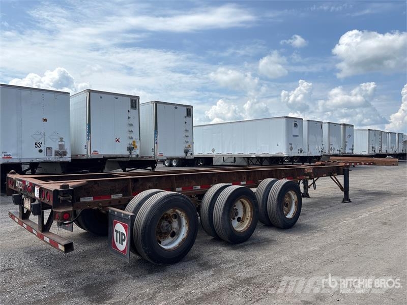 Max Atlas 40 ft Tri/A Extendable Container Trailer Kontajnerové prívesy