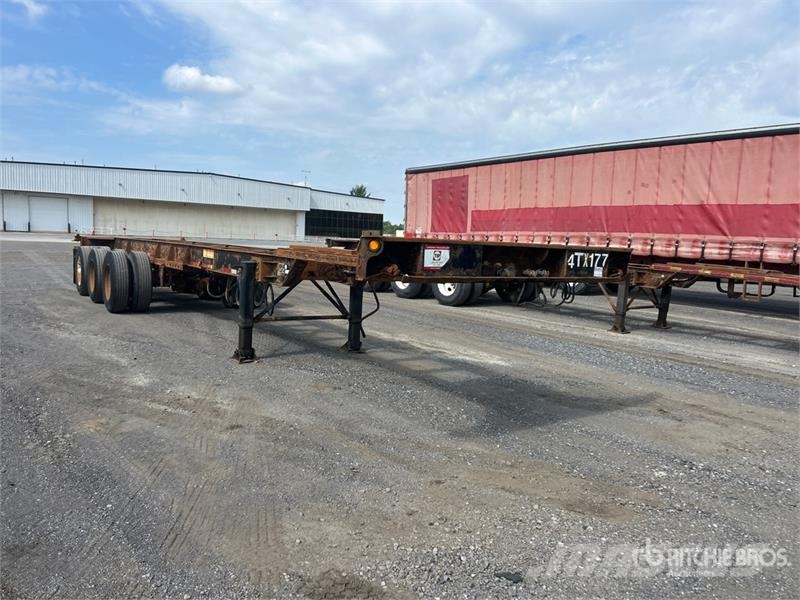 Max Atlas 40 ft Tri/A Extendable Container Trailer Remolques portacontenedores