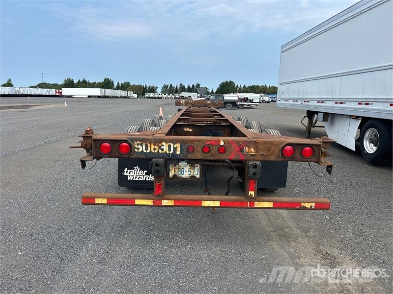 Max Atlas 40 ft Tri/A Extendable Container Trailer Remolques portacontenedores