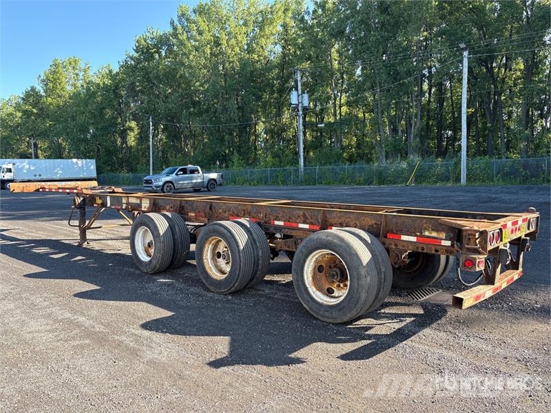 Max Atlas 40 ft Tri/A Extendable Container Trailer Remolques portacontenedores