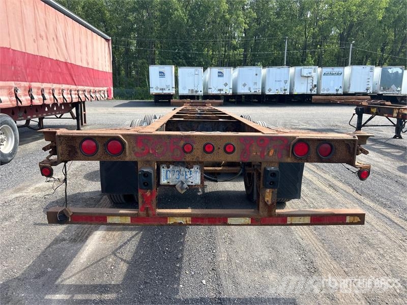 Max Atlas 40 ft Tri/A Extendable Container Trailer Remolques portacontenedores
