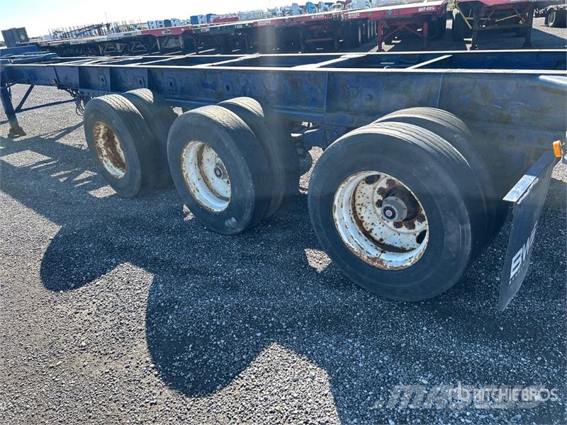 Max Atlas 40 ft Tri/A Container Trailer Kontejnerske prikolice