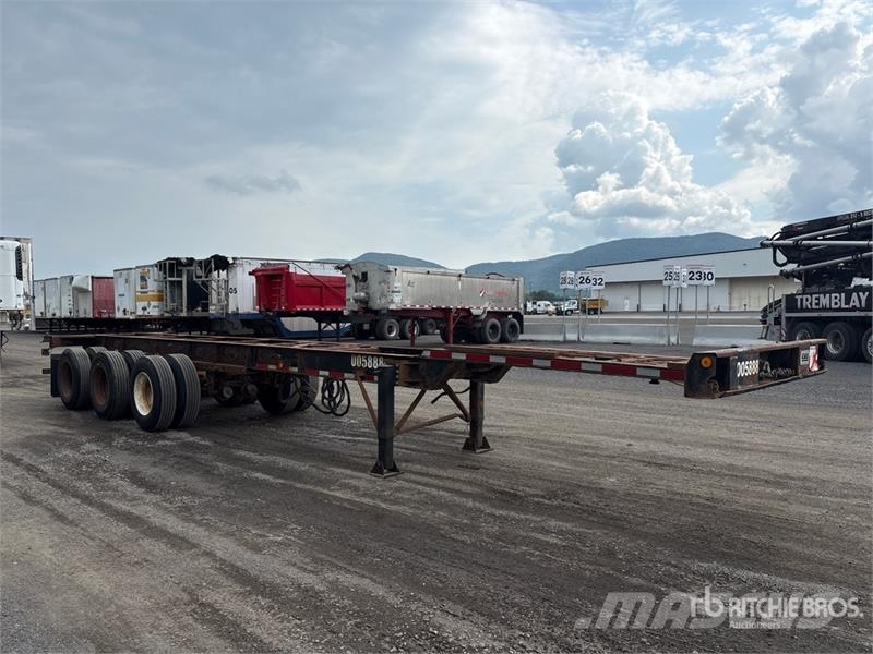 Max Atlas 40 ft Tri/A Extendable Container Trailer Kontajnerové prívesy