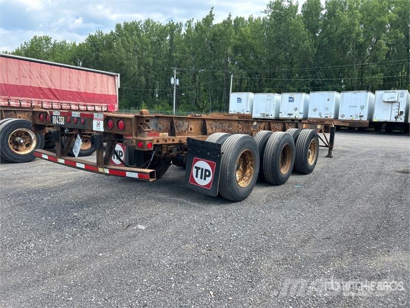 Max Atlas 40 ft Tri/A Extendable Container Trailer Remolques portacontenedores