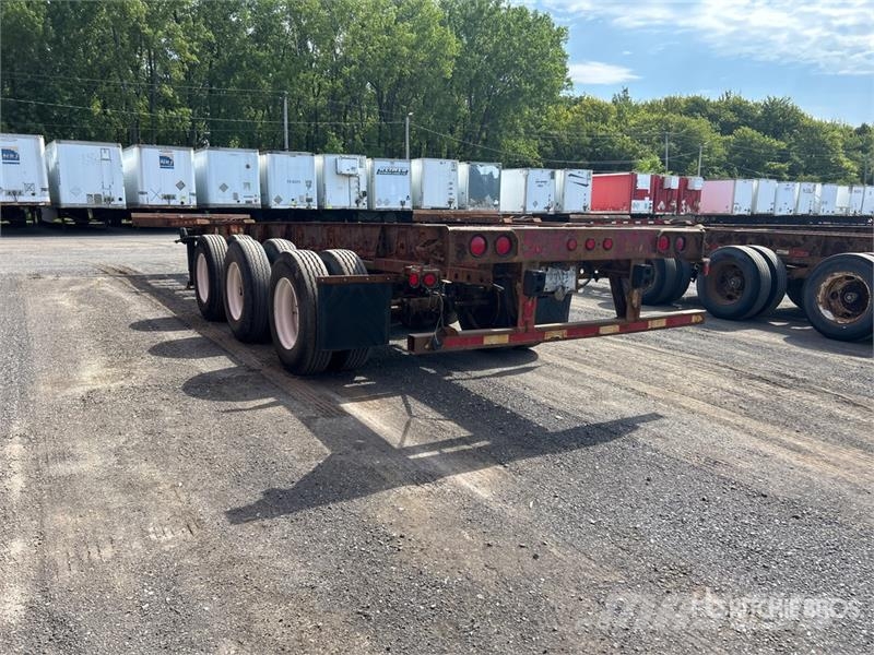 Max Atlas 40 ft Tri/A Extendable Container Trailer Remolques portacontenedores