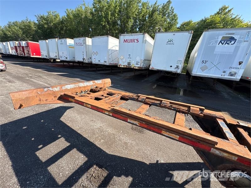 Max Atlas 40 ft Tri/A Extendable Container Trailer Remolques portacontenedores