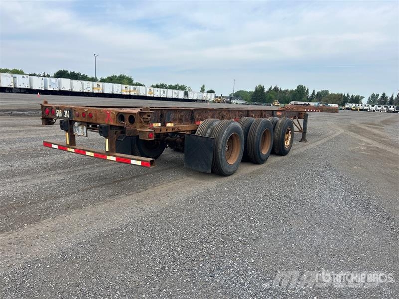 Max Atlas 40 ft Tri/A Extendable Container Trailer 货柜车