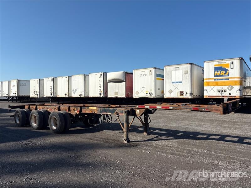 Max Atlas 40 ft Tri/A Extendable Container Trailer Remolques portacontenedores