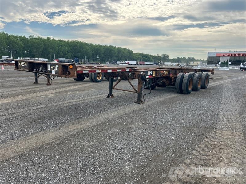 Max Atlas 40 ft Tri/A Extendable Container Trailer 货柜车